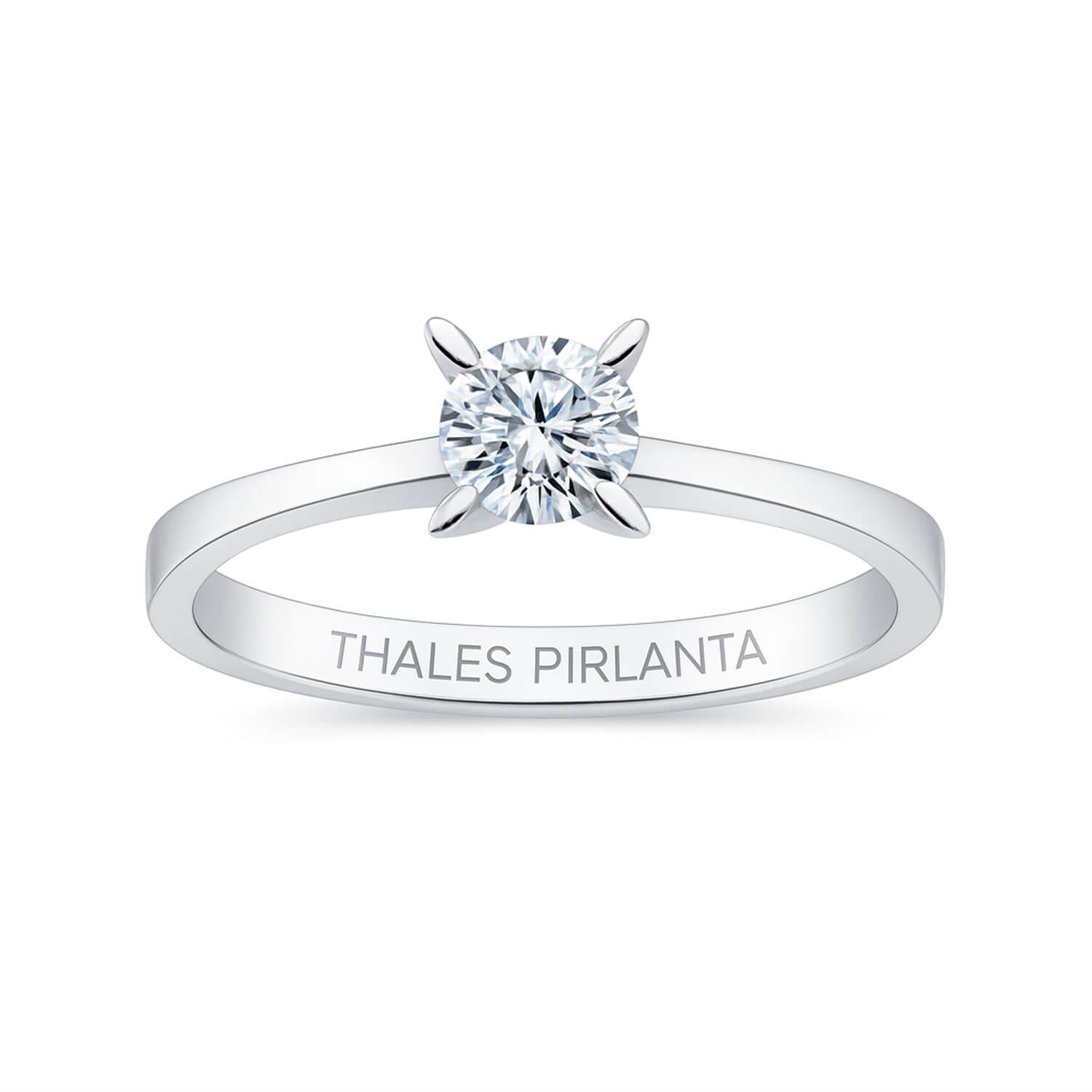 0.50 Karat G SI1 GIA Sertifikalı Pırlanta Tektaş Yüzük