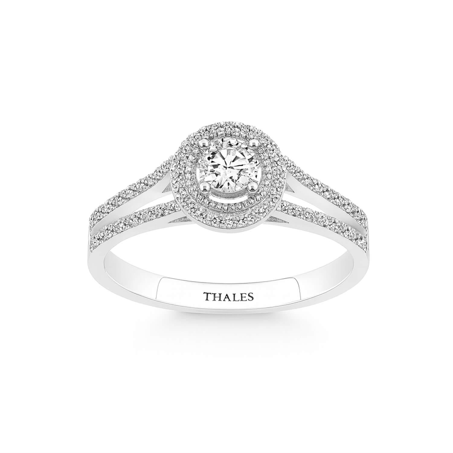 0.50 Karat F SI Pırlanta Yüzük