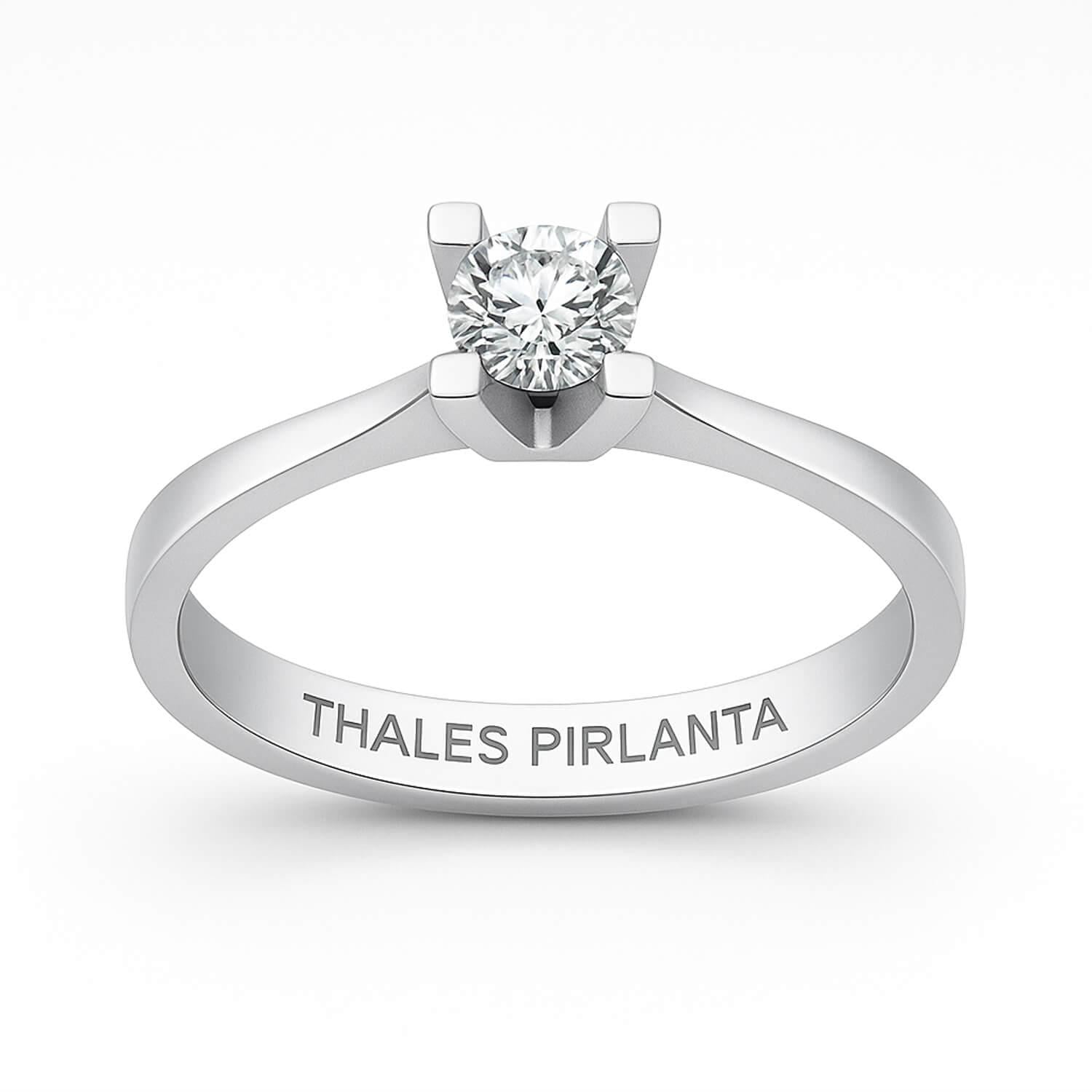 0.28 Karat F VS Pırlanta Yüzük Modeli