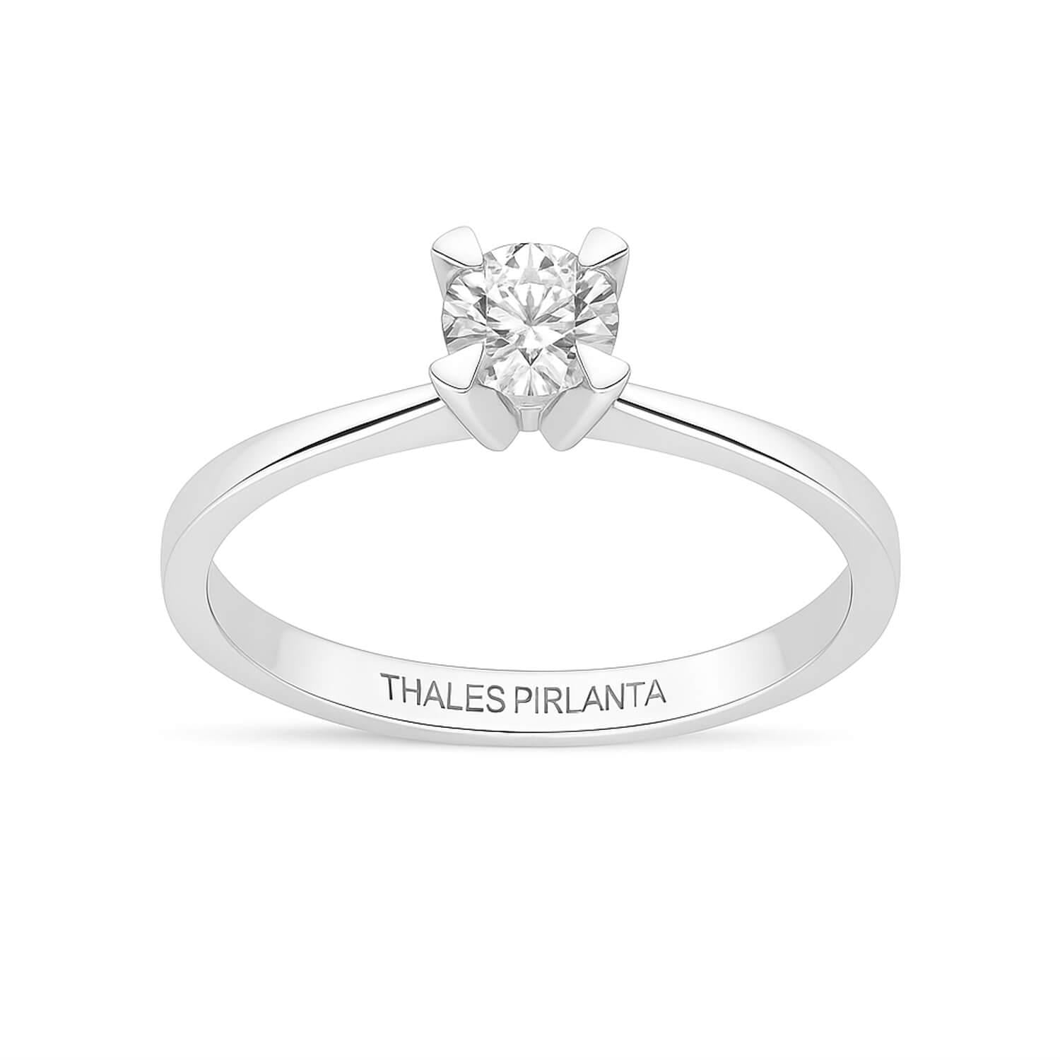 0.50 Karat Tek Taş Pırlanta Yüzük