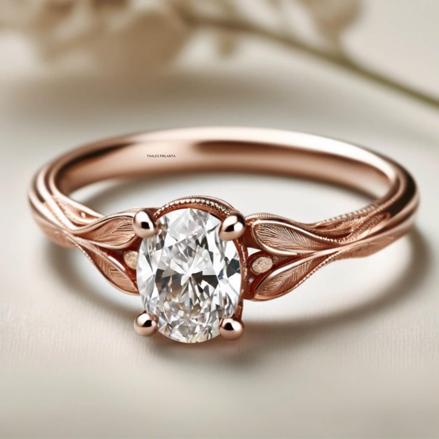 0.50 Karat GIA Evlilik Teklifi Vintage Tektaş Yüzük