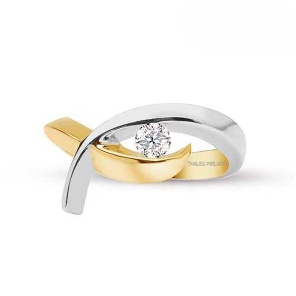 0.30 Karat D Renk Özel Tasarım Tektaş Pırlanta Modeli