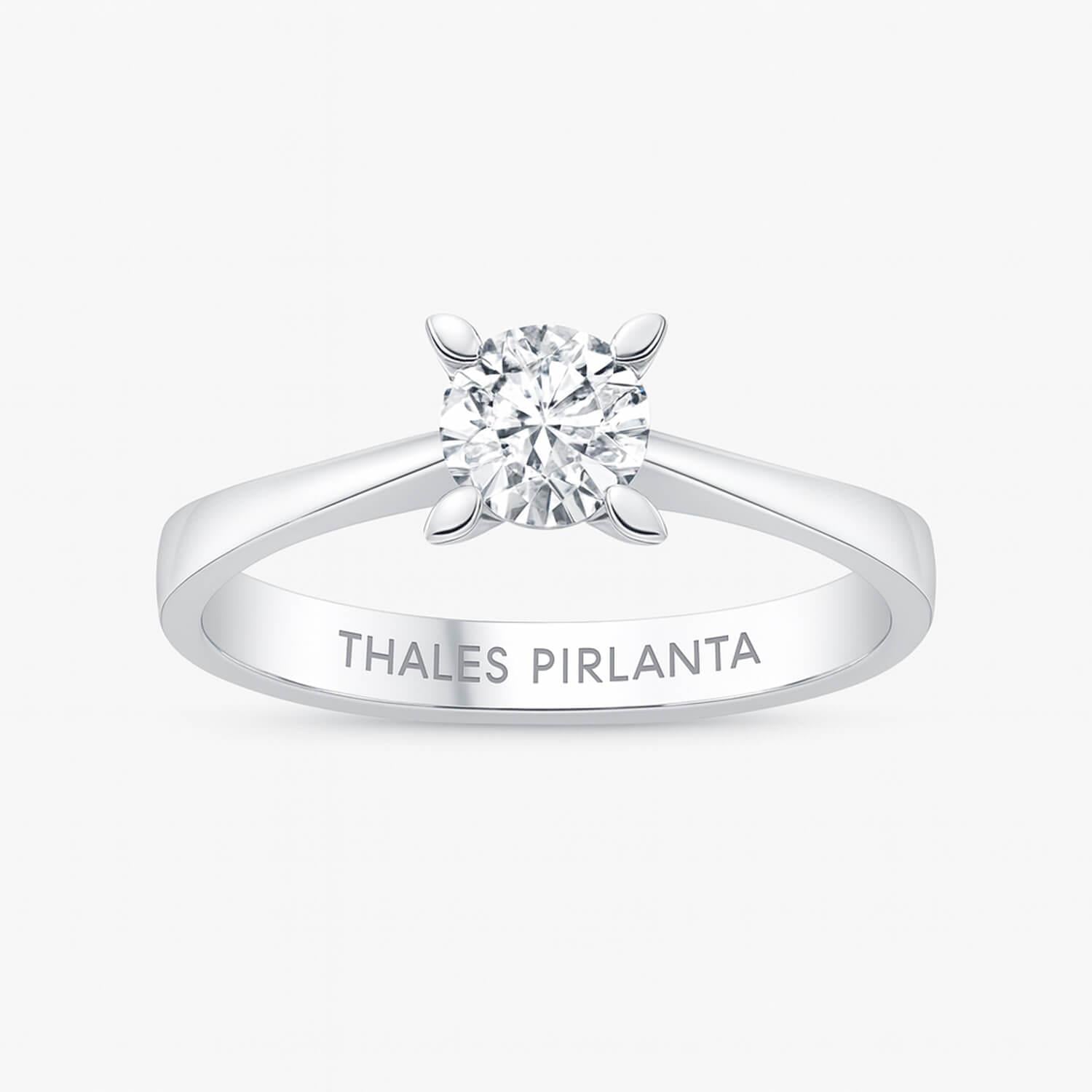 0.33 Karat D VS2 GIA Sertifikalı Pırlanta Tektaş Yüzük