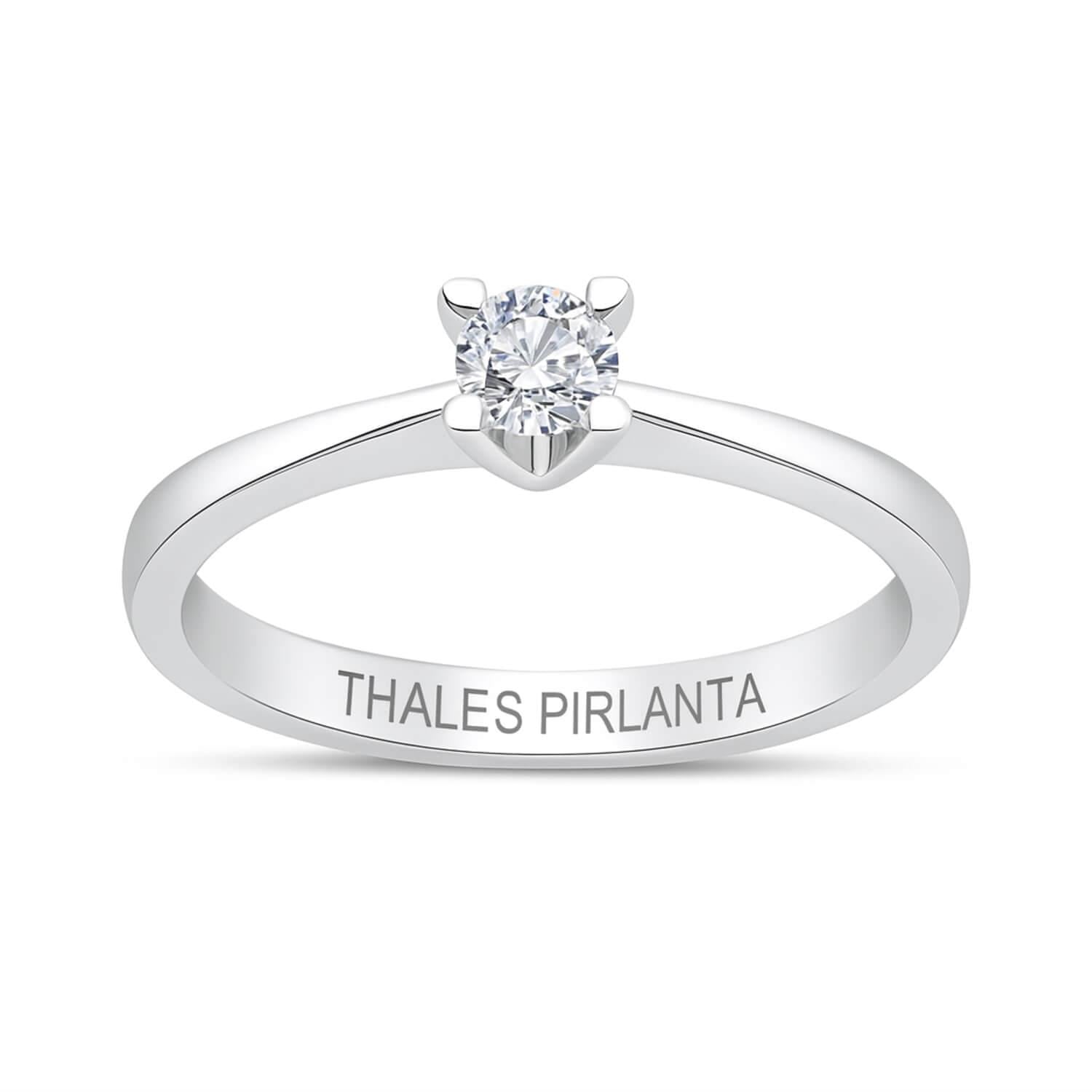 0.32 Karat F VS2 GIA Pırlanta Tektaş