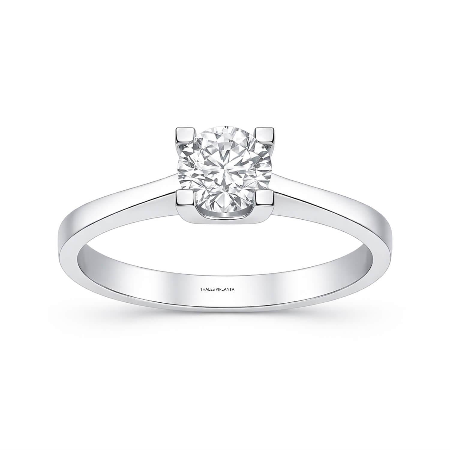 1.20 Karat D SI2 HRD Tektaş Pırlanta Yüzük