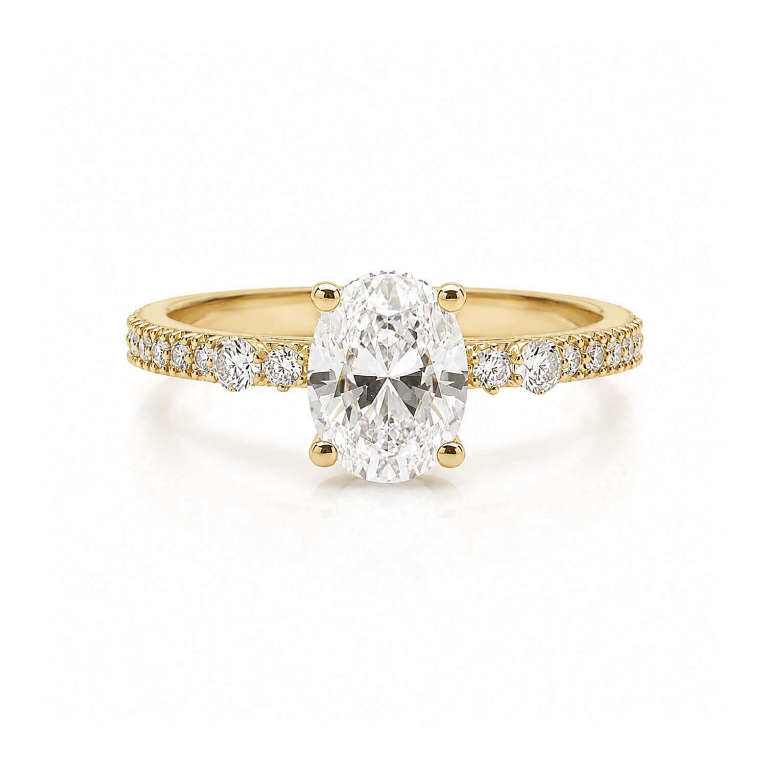 1,15 Karat Oval Yüzük