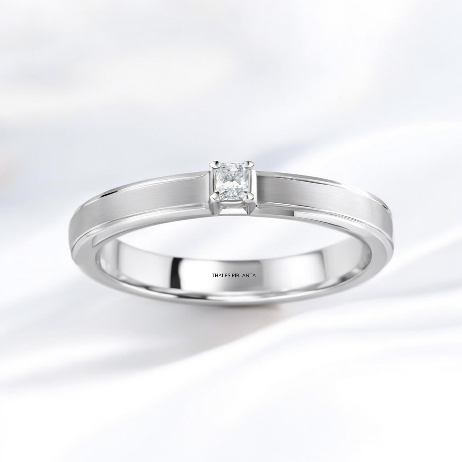 0,10 Karat Pırlanta Evlilik Alyansları