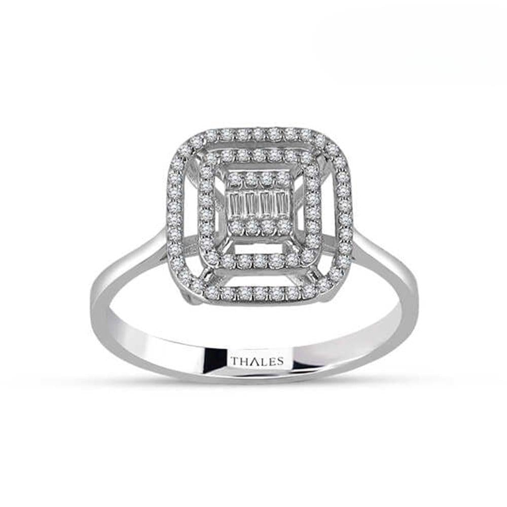 Baget Yüzük 0.25 Karat E Renk