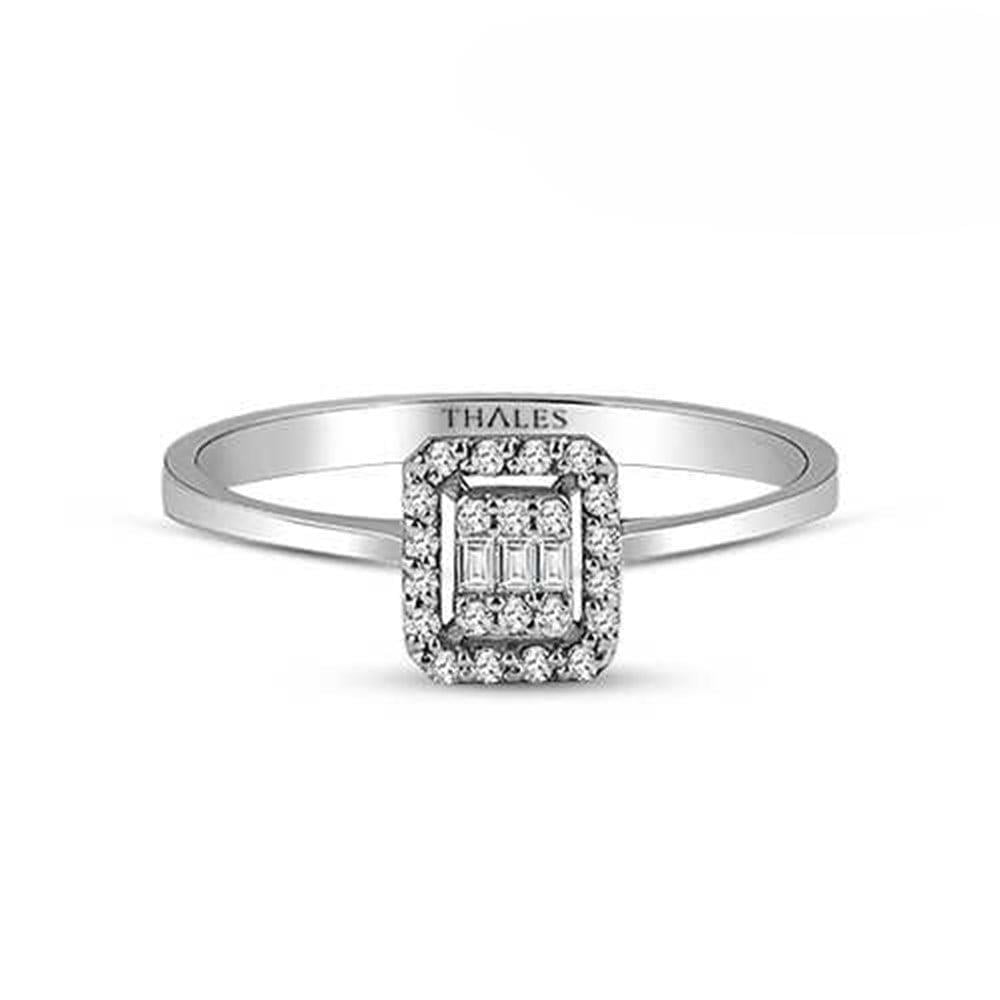 Baget Yüzük 0.15 Karat F Renk 