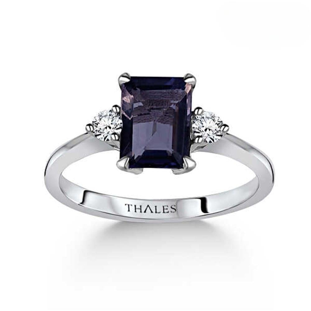 İolite ve Pırlantalı Yüzük 1,22 Karat