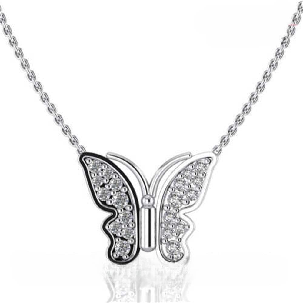 Kelebek Pırlanta Kolye 0,15 Karat