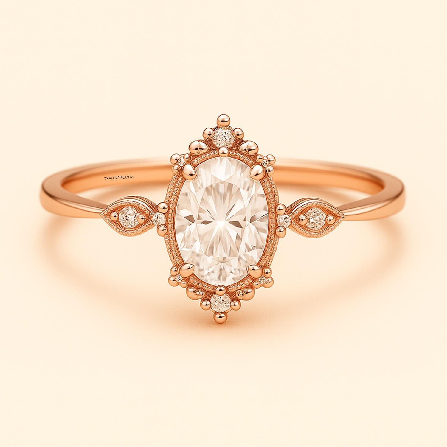 Oval Vintage Yüzük