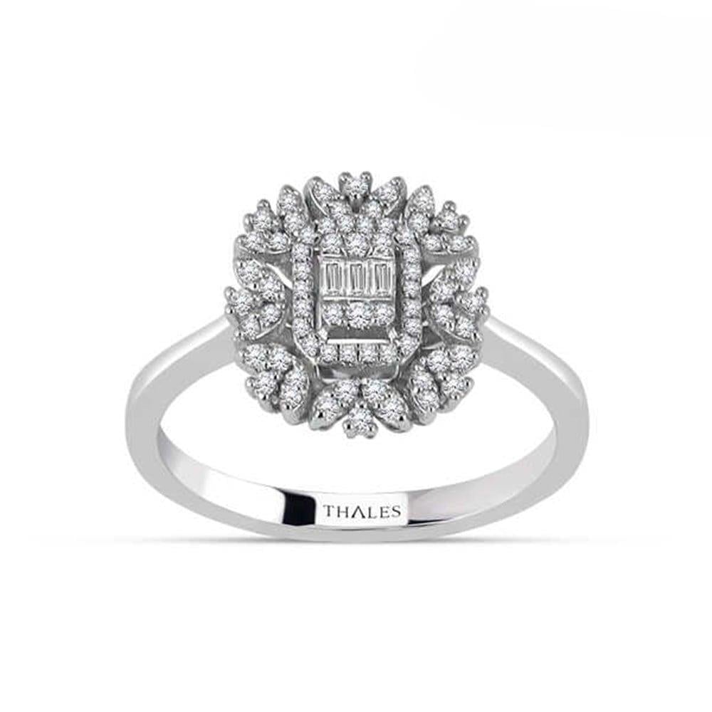 Pırlanta Baget Yüzük 0.25 Karat