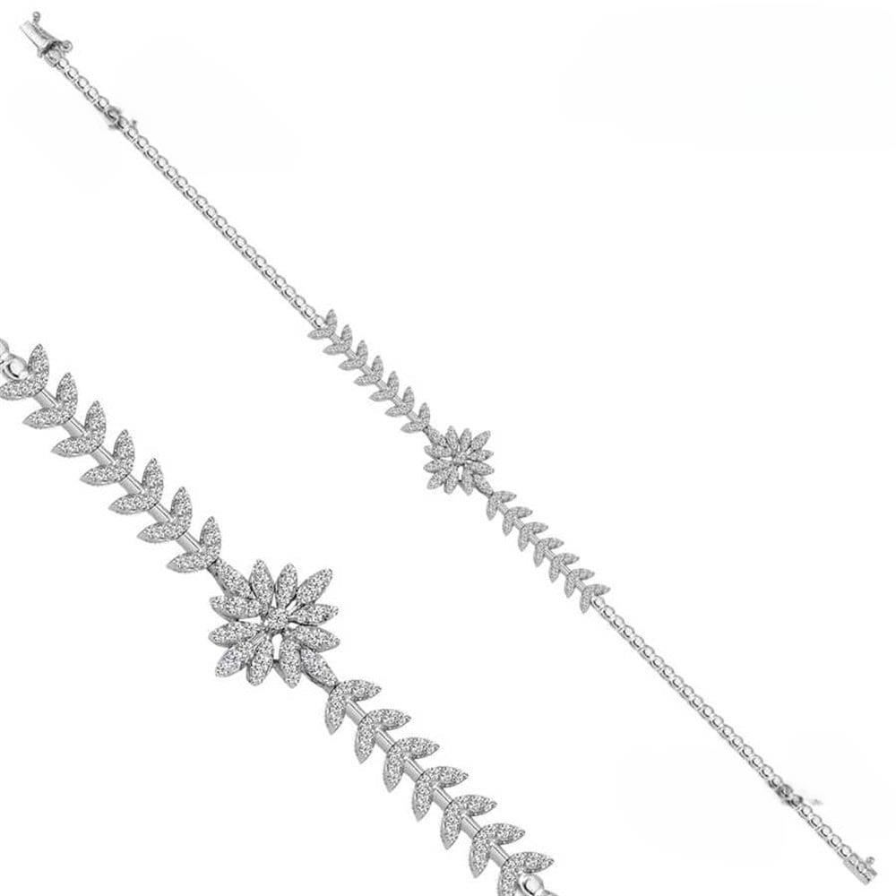 Pırlanta Bileklik Modeli 0.80 Karat F VS