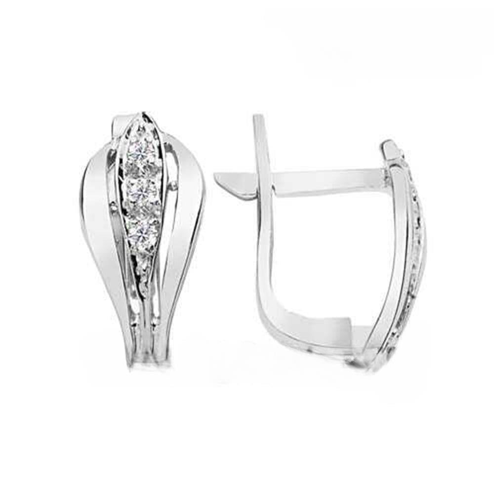 Pırlanta Küpe 0,11 Ct F Color