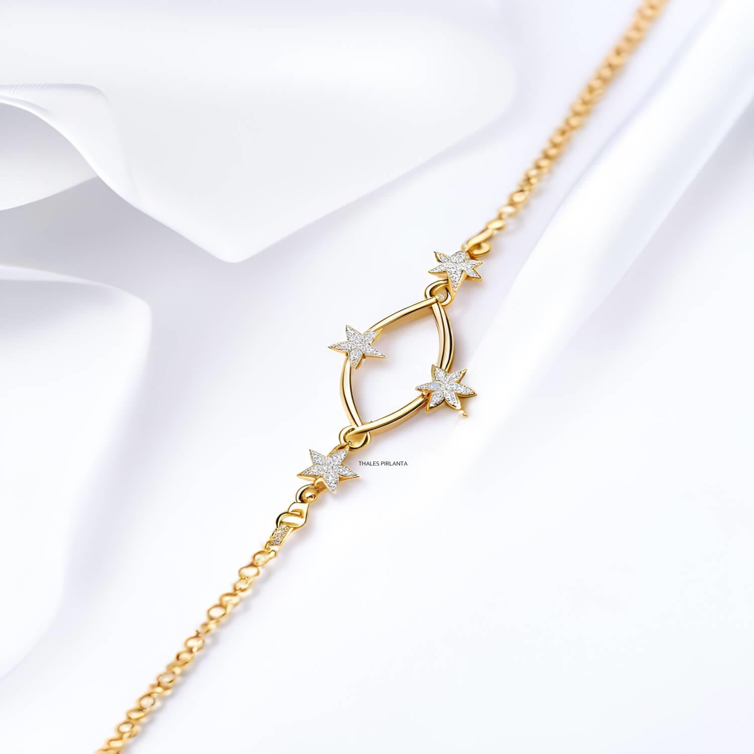 Pırlantalı Bileklik Tasarımı