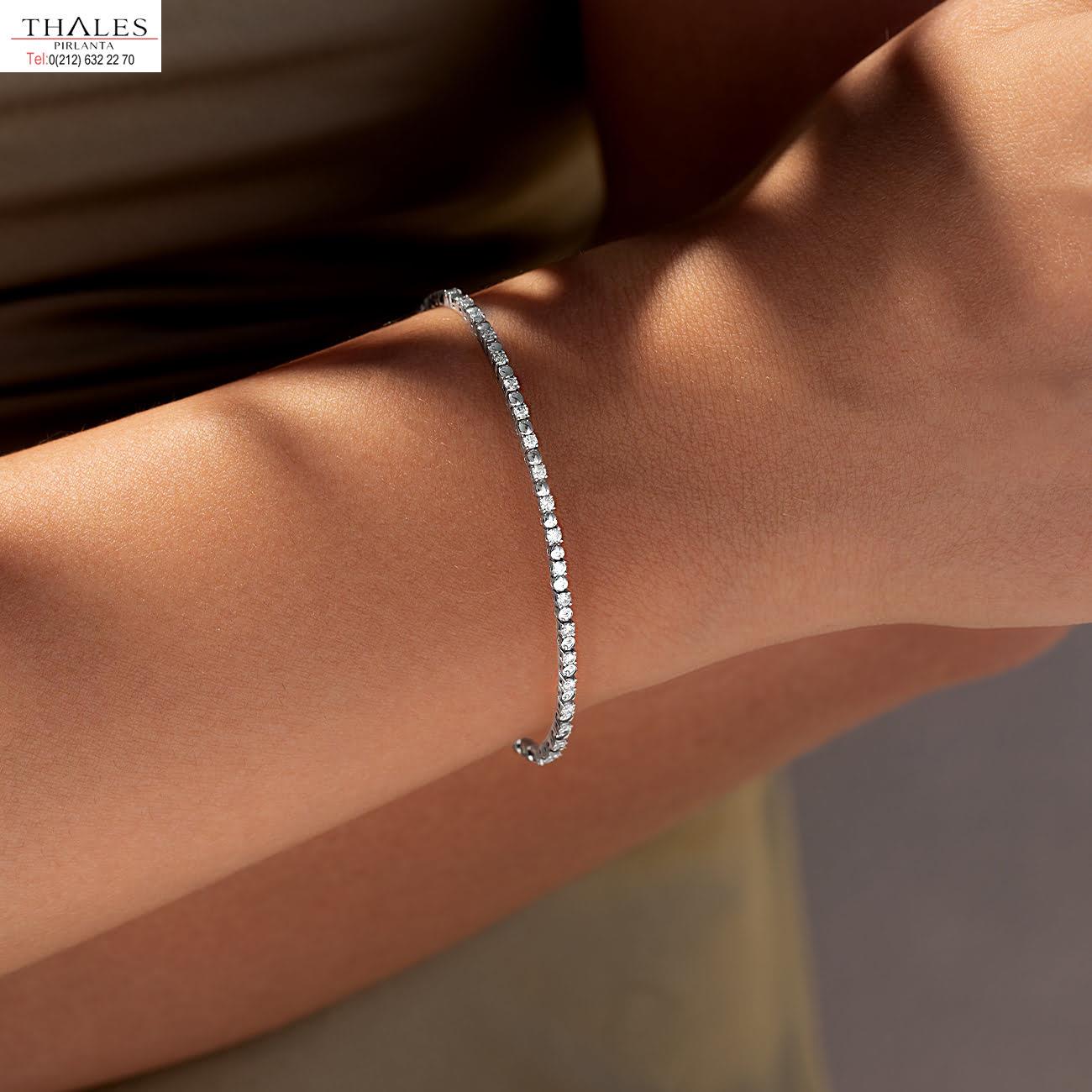 Pırlantalı Phlexi Bileklik 0,51 Karat