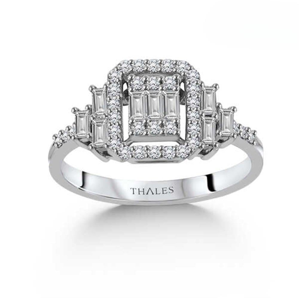 Tasarım Baget Yüzük 0,60 Karat