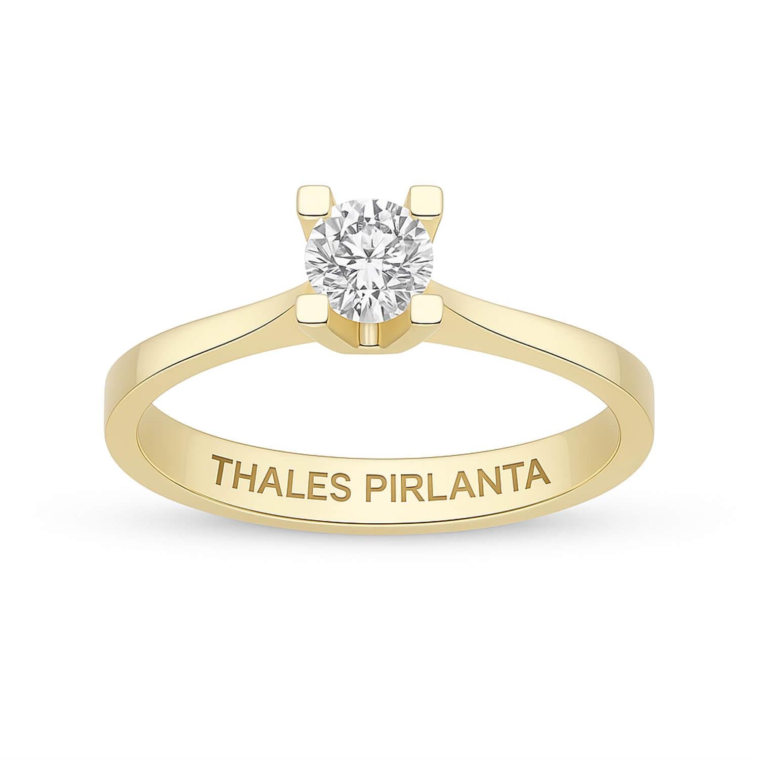 Tek Taş Pırlanta 0.20 Ct G VS