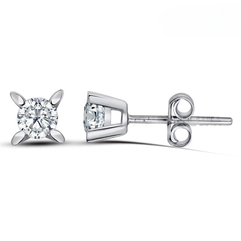 Tektaş Küpe 0,36 Ct
