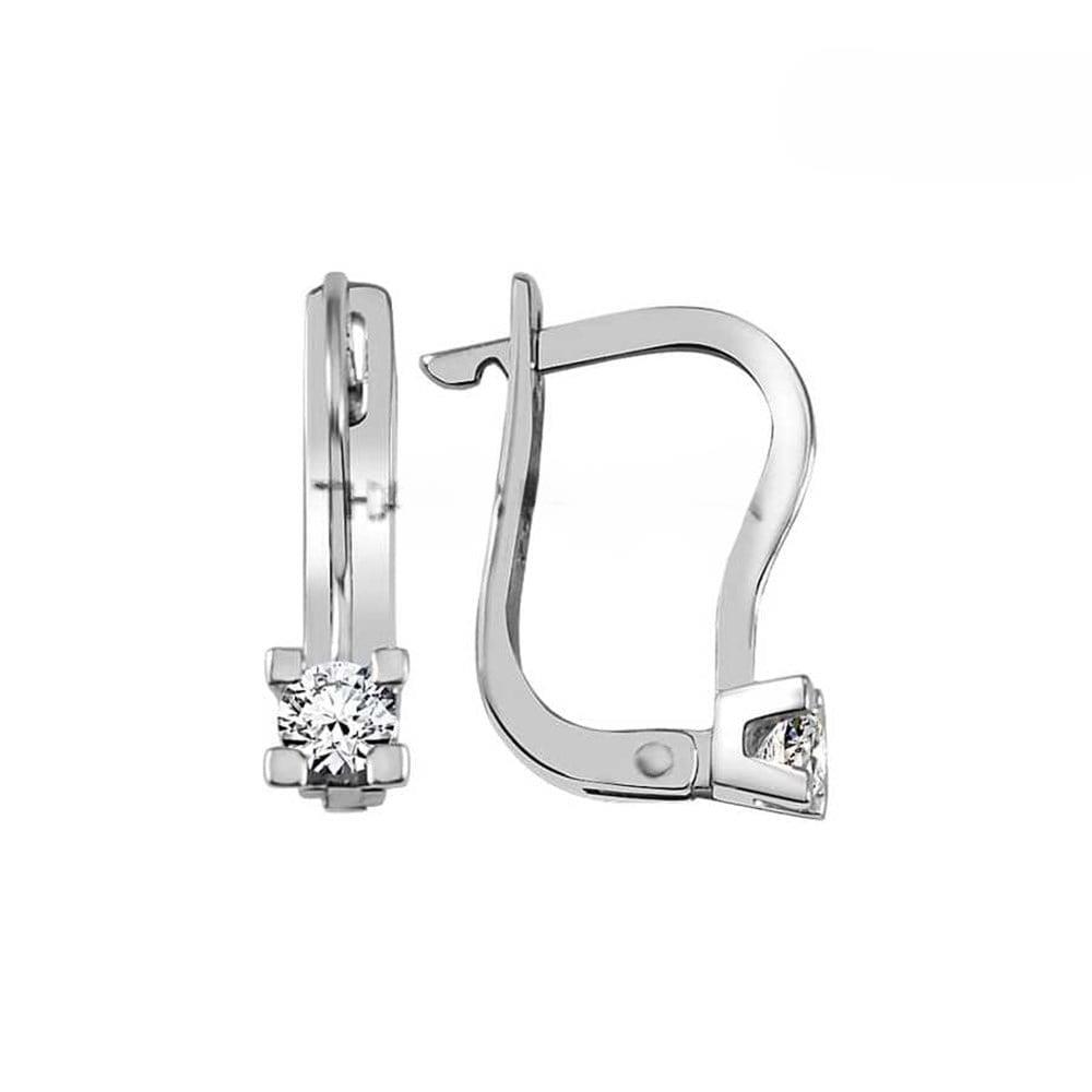 Tektaş Pırlanta Küpe 0.40 G SI