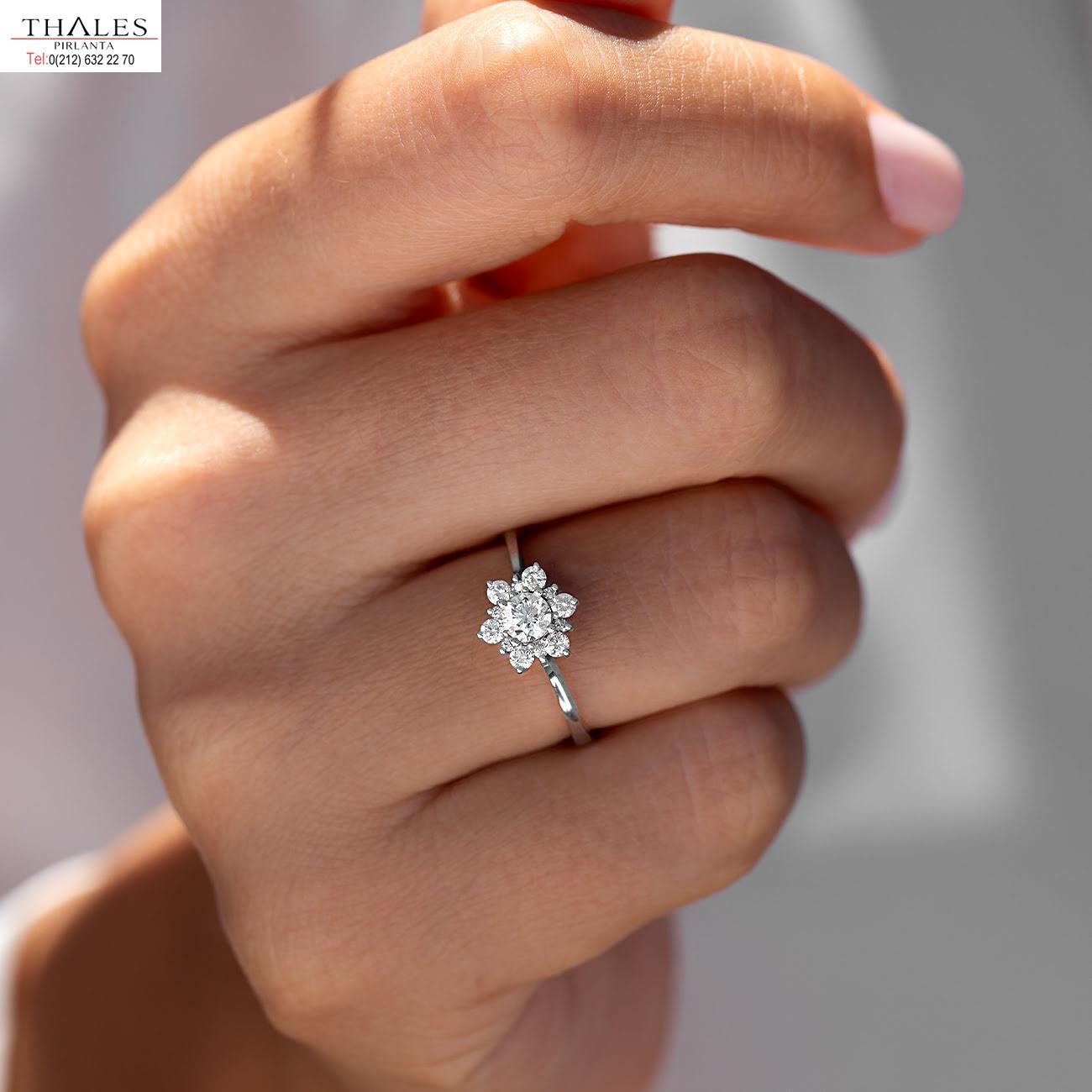 Vintage Pırlanta Yüzük 0,60 Karat 