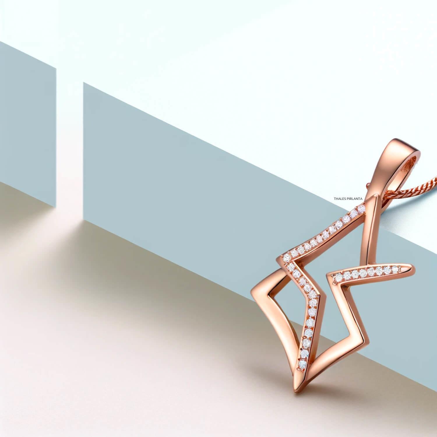 Zylin Özel Tasarım Pırlanta Kolye