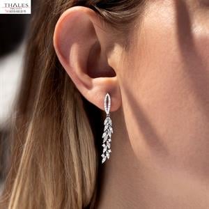 Pırlanta Küpe Modeli 1.36 Karat