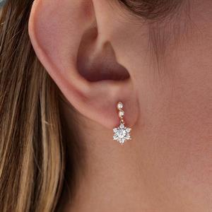 Pırlantalı Vintage Küpe Modeli 0.87 Karat