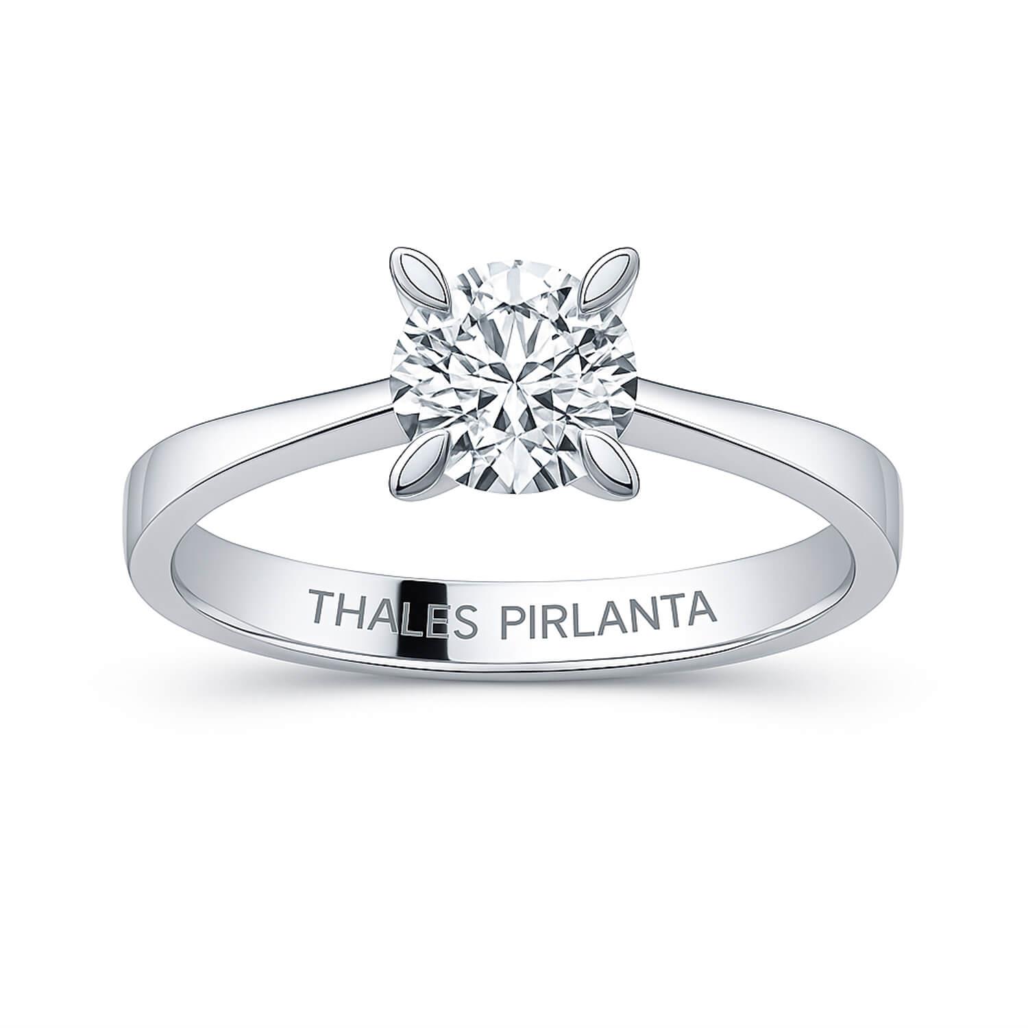 0.70 Karat F VS2 HRD Tektaş Yüzük