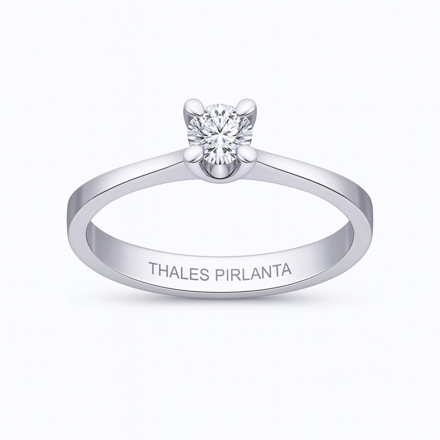 0.27 Karat Tektaş Pırlanta Modeli