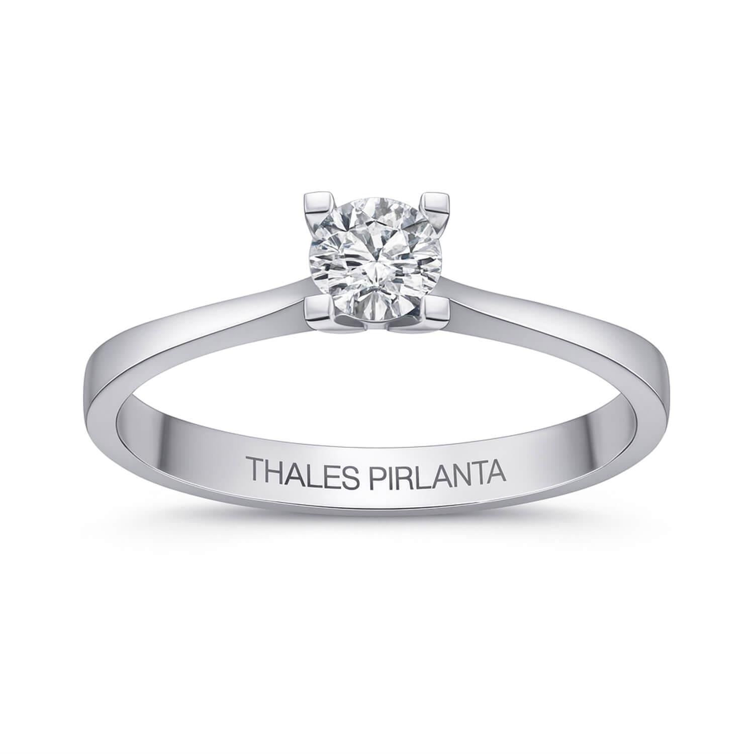 0.30 Karat E SI Tektaş Pırlanta Yüzük