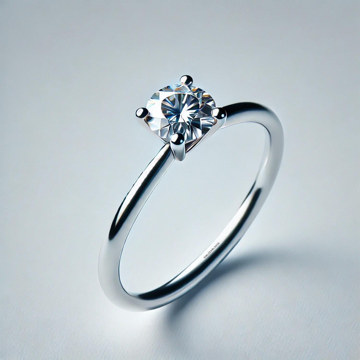 0.80 Karat GIA D VS2 Pırlanta Tektaş Yüzük