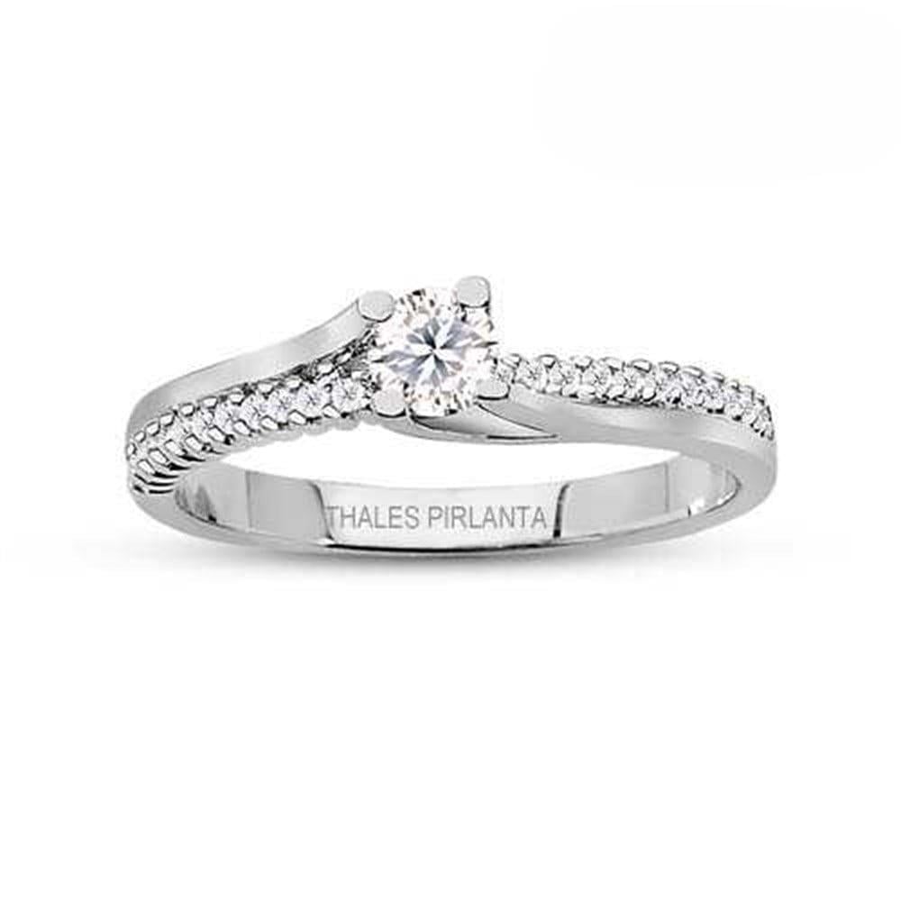 0.37 Karat G Renk Tektaş Yüzük