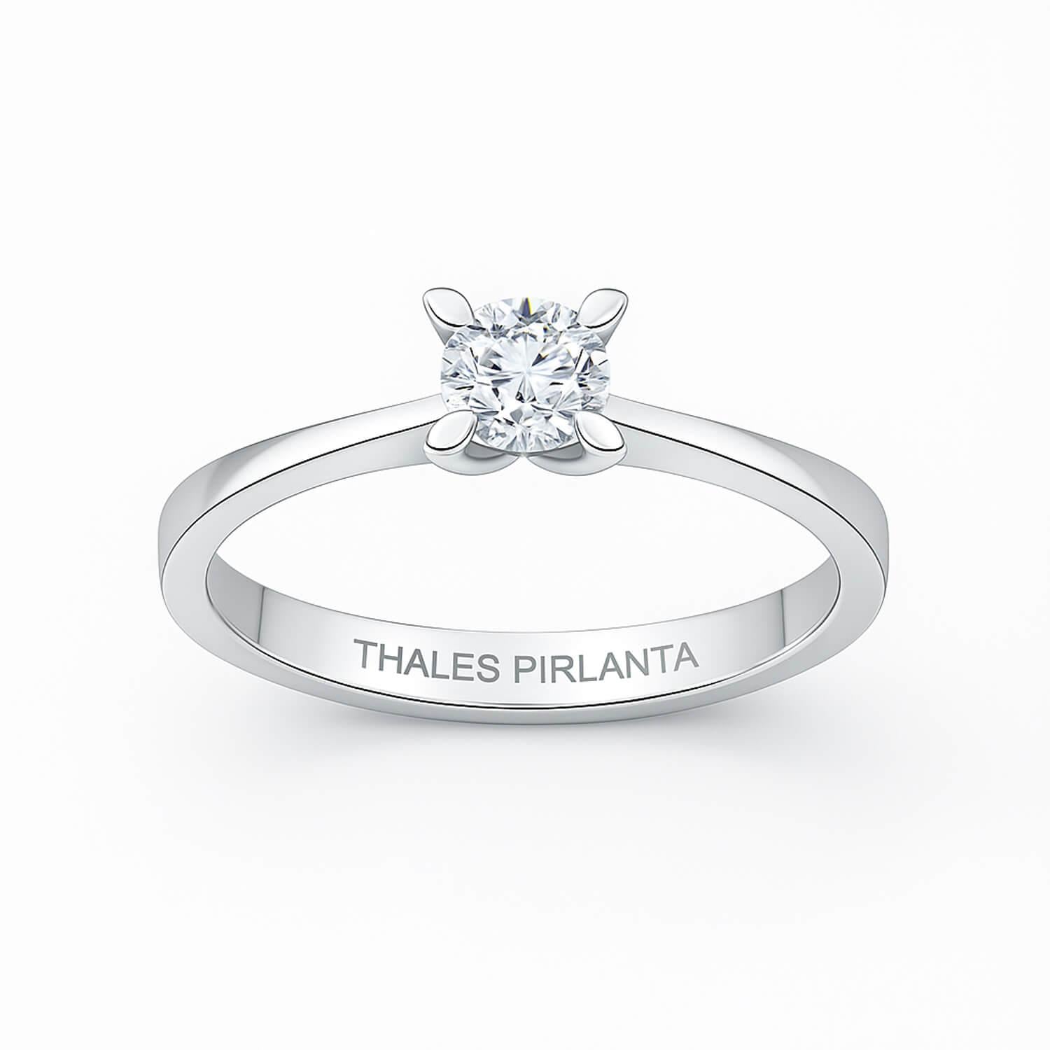 0.30 Karat D IF (Tertemiz, çok nadir bulunur) GIA Tektaş