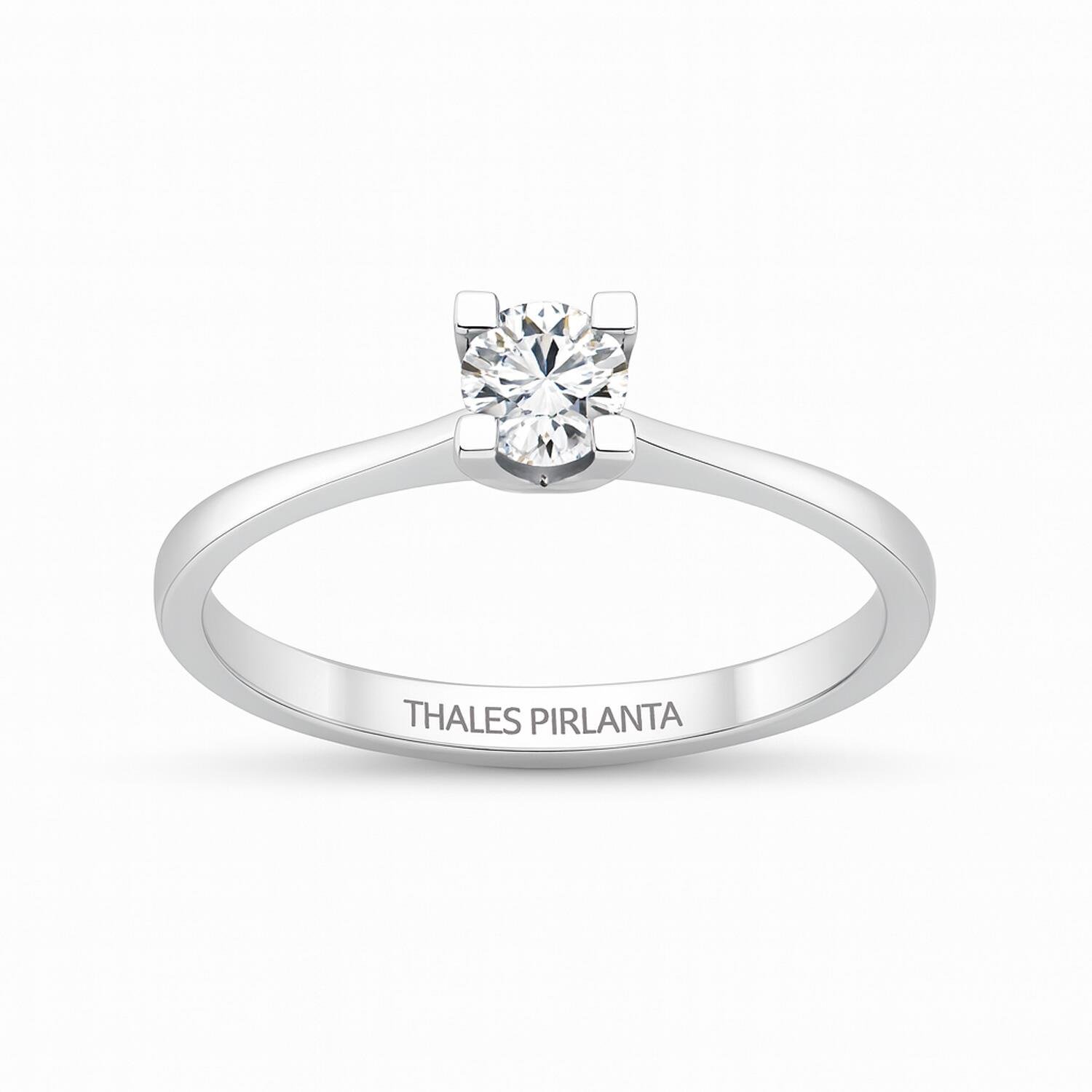 0.30 Karat D Color HRD Sertifikalı Tektaş Pırlanta Yüzük