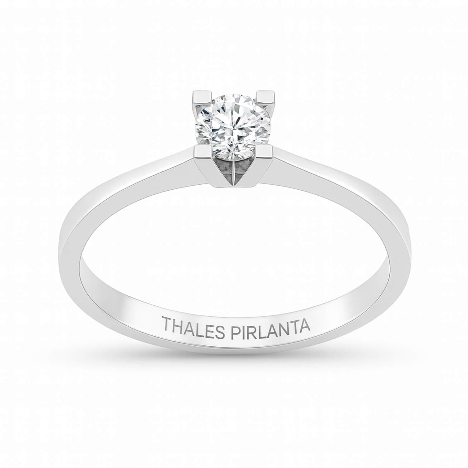 0.50 Karat H Color Tek Taş Pırlanta Yüzük