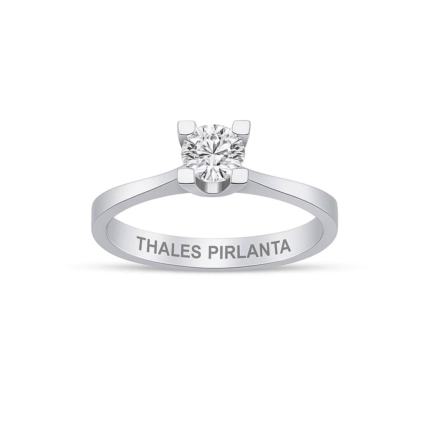 0.31 Karat D VVS1 GIA Pırlanta Tektaş Yüzük