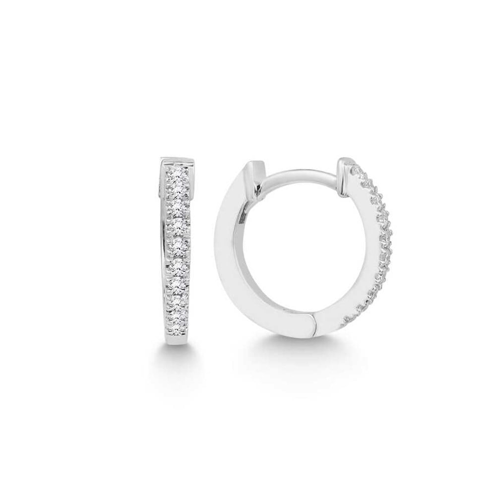 0,15 Karat Pırlanta Halka Küpe