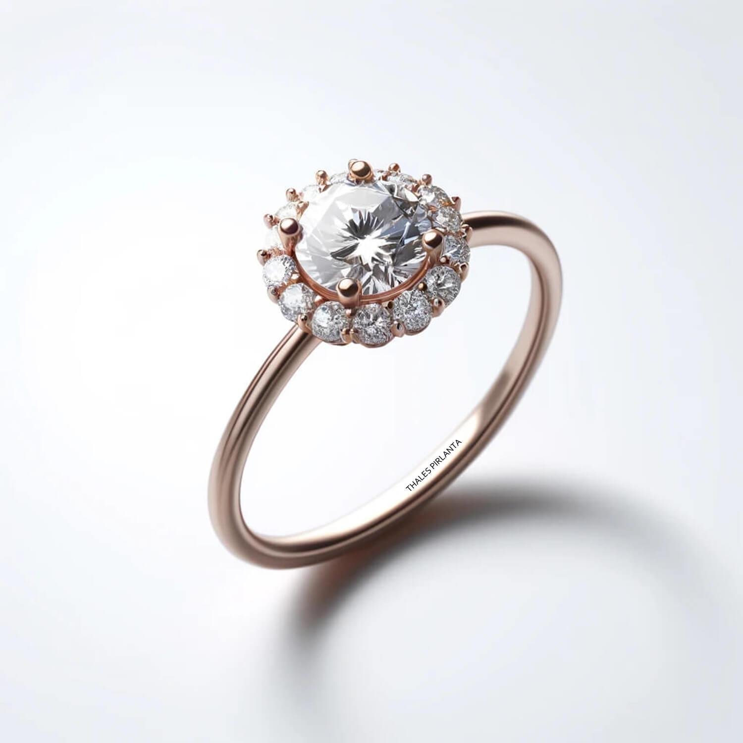 0,50 Karat Tektaş Pırlanta Yüzük