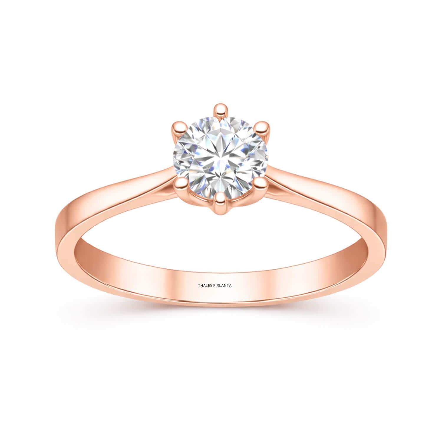 1.20 Karat D SI2 HRD Tektaş Pırlanta Yüzük