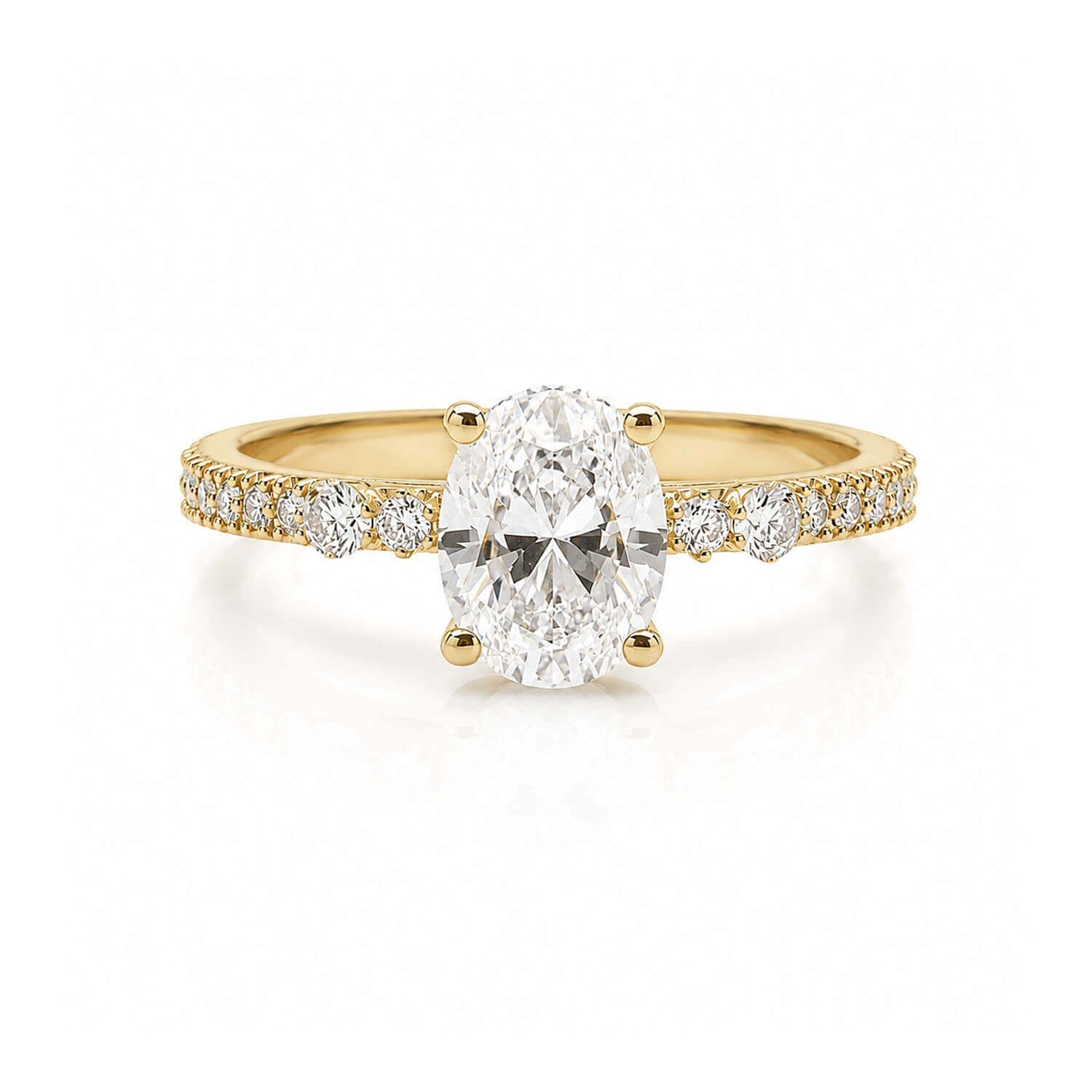 1,15 Karat Oval Yüzük