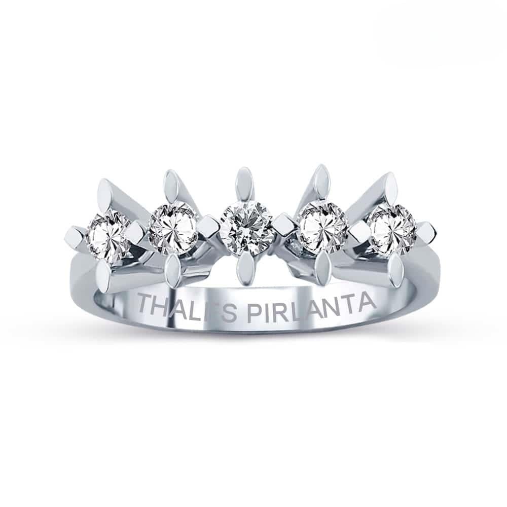 5 Taş Pırlanta 0,60 E VS