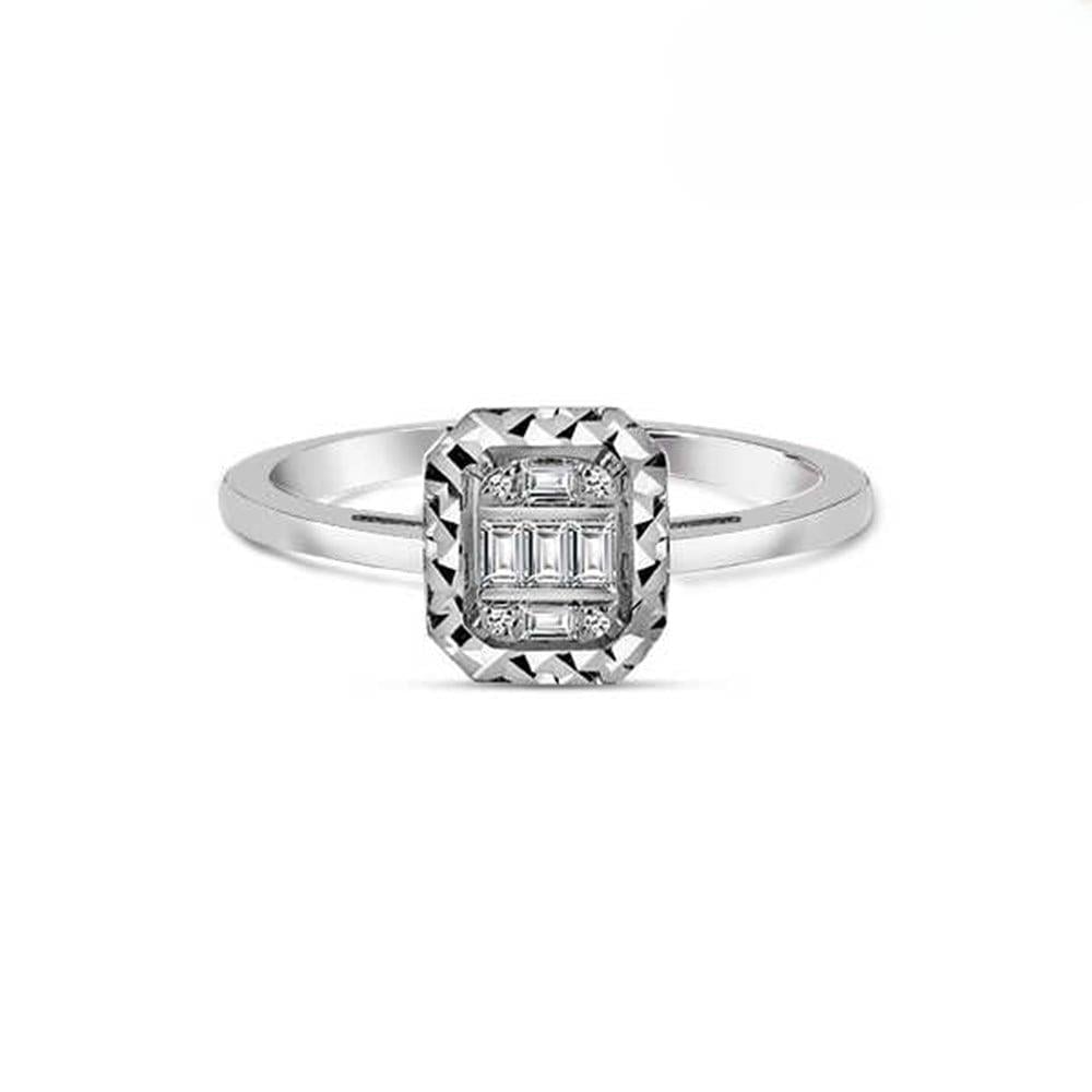 Baget Yüzük 0.10 Karat F VS 