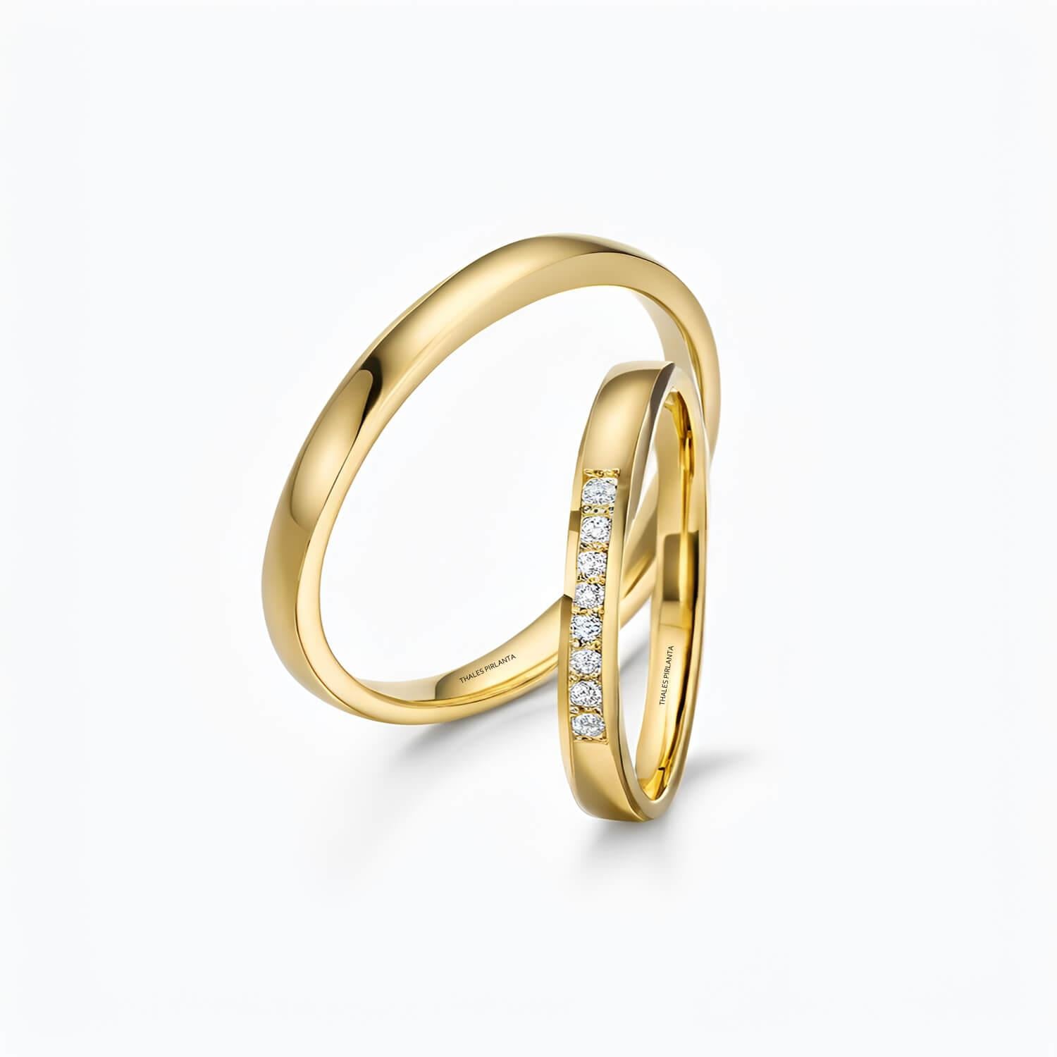 Çift Nişan Yüzükler