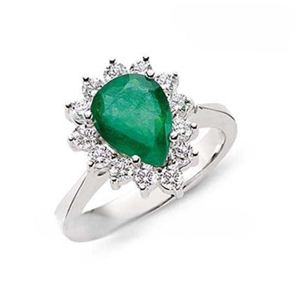 En Güzel Zümrüt Taşlı Alyans