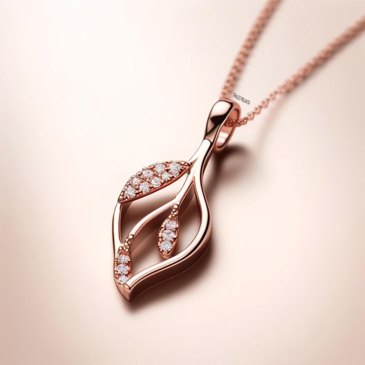 Gemelle Tasarım Pırlanta Kolye