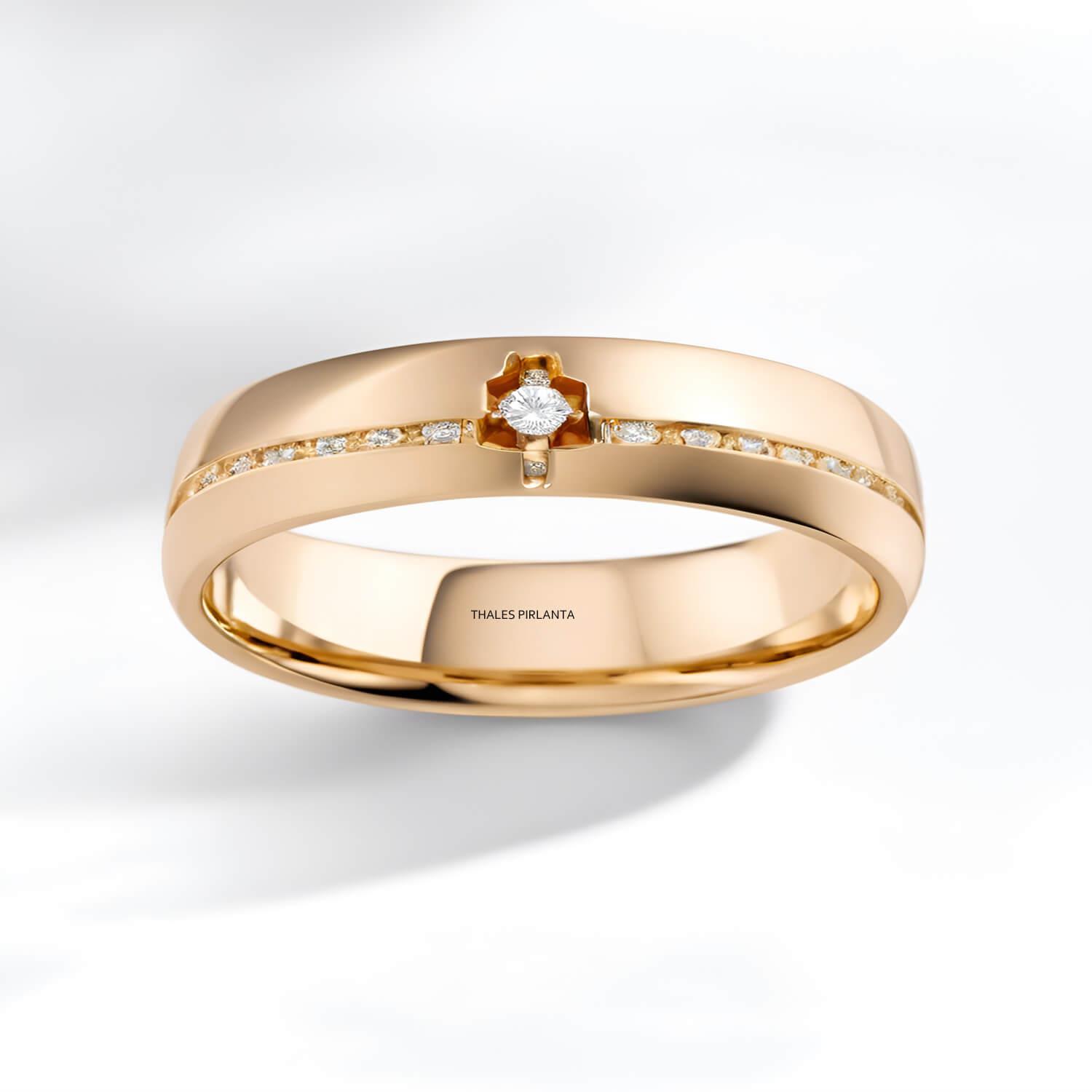 0,10 Karat Pırlanta Nişan Yüzükleri