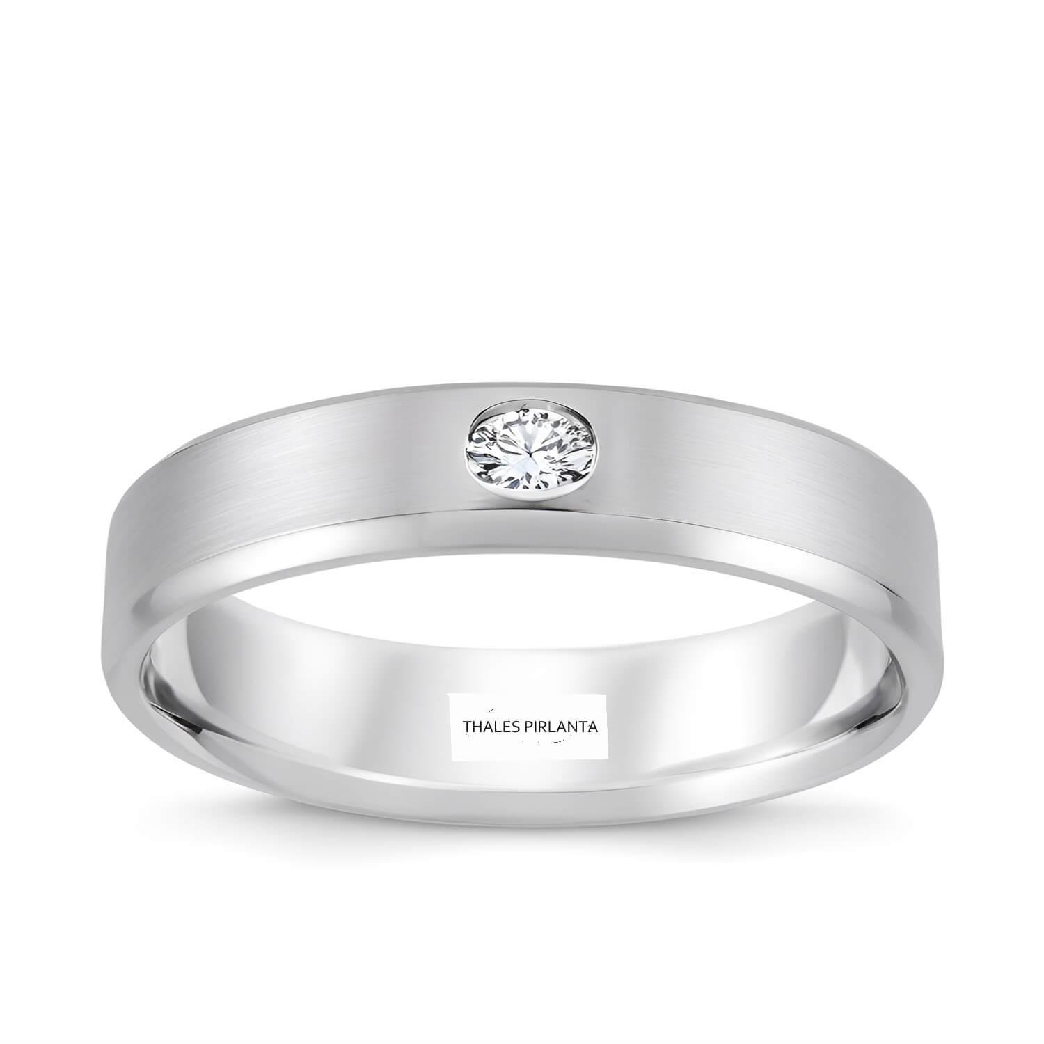 0,06 Karat F VS Pırlanta Nişan Yüzüğü