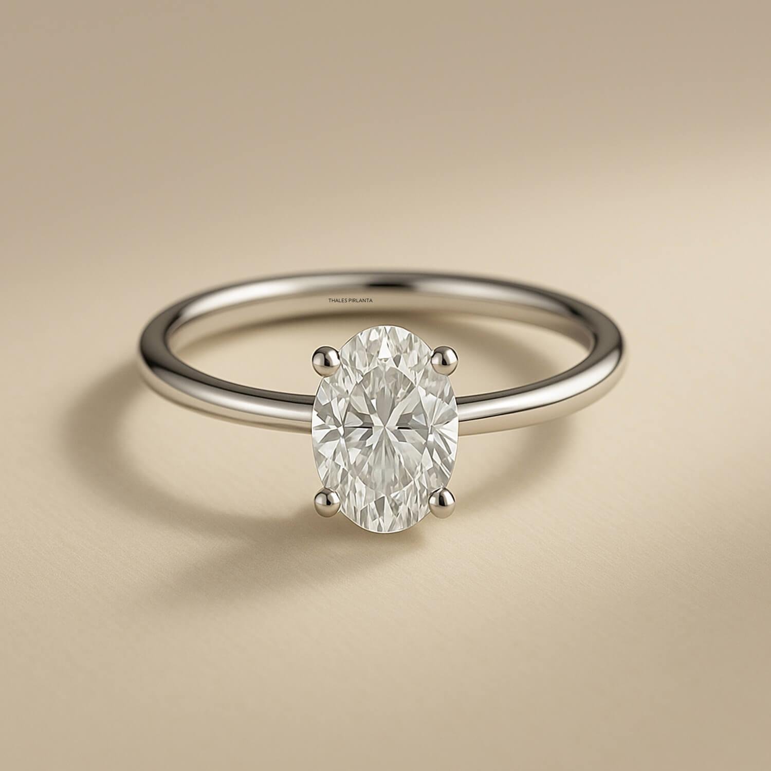 Oval Evlilik Yüzüğü